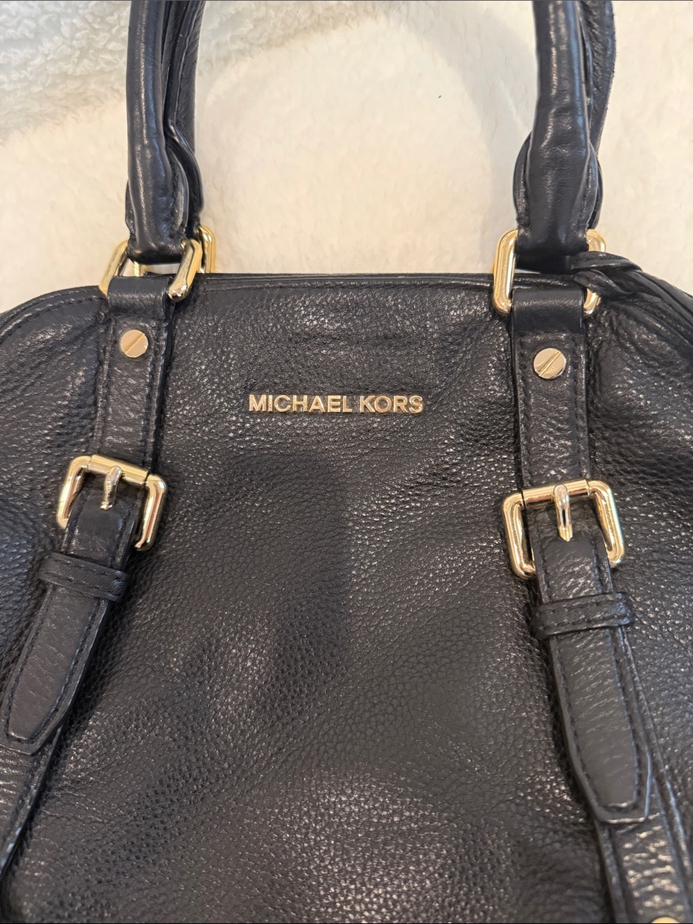 Micheal Kors | Bedford Satchel 
Pebbled leather - large bag - Picture 11 of 12